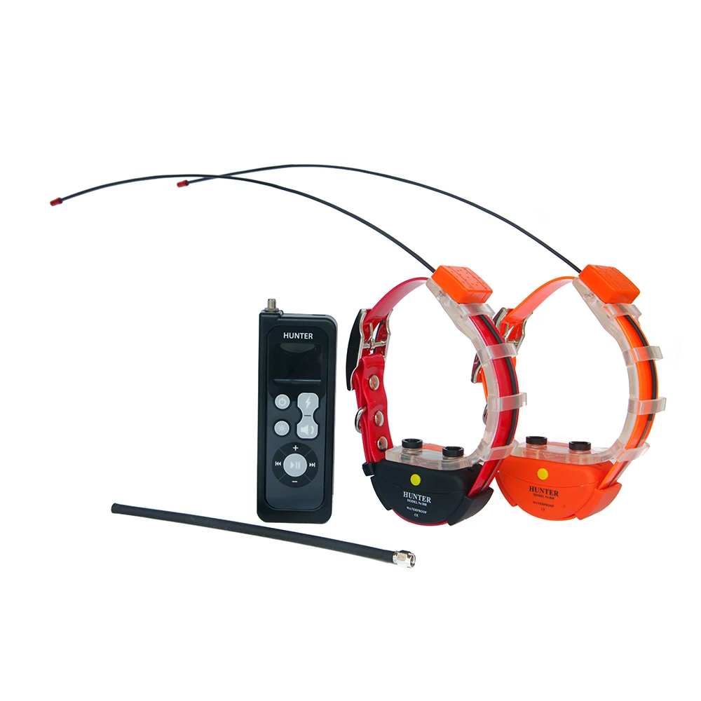 Collar rastreador GPS impermeable, alcance de hasta 25Km, sin tarjeta SIM, para 2 perros, GPS25002-1
