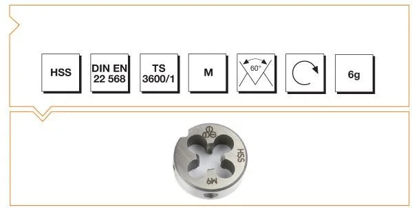MTE HSS DIN223/B M8X125 метрические нормальные выемки отрезной THREADER LOKMASI 290129067| |
