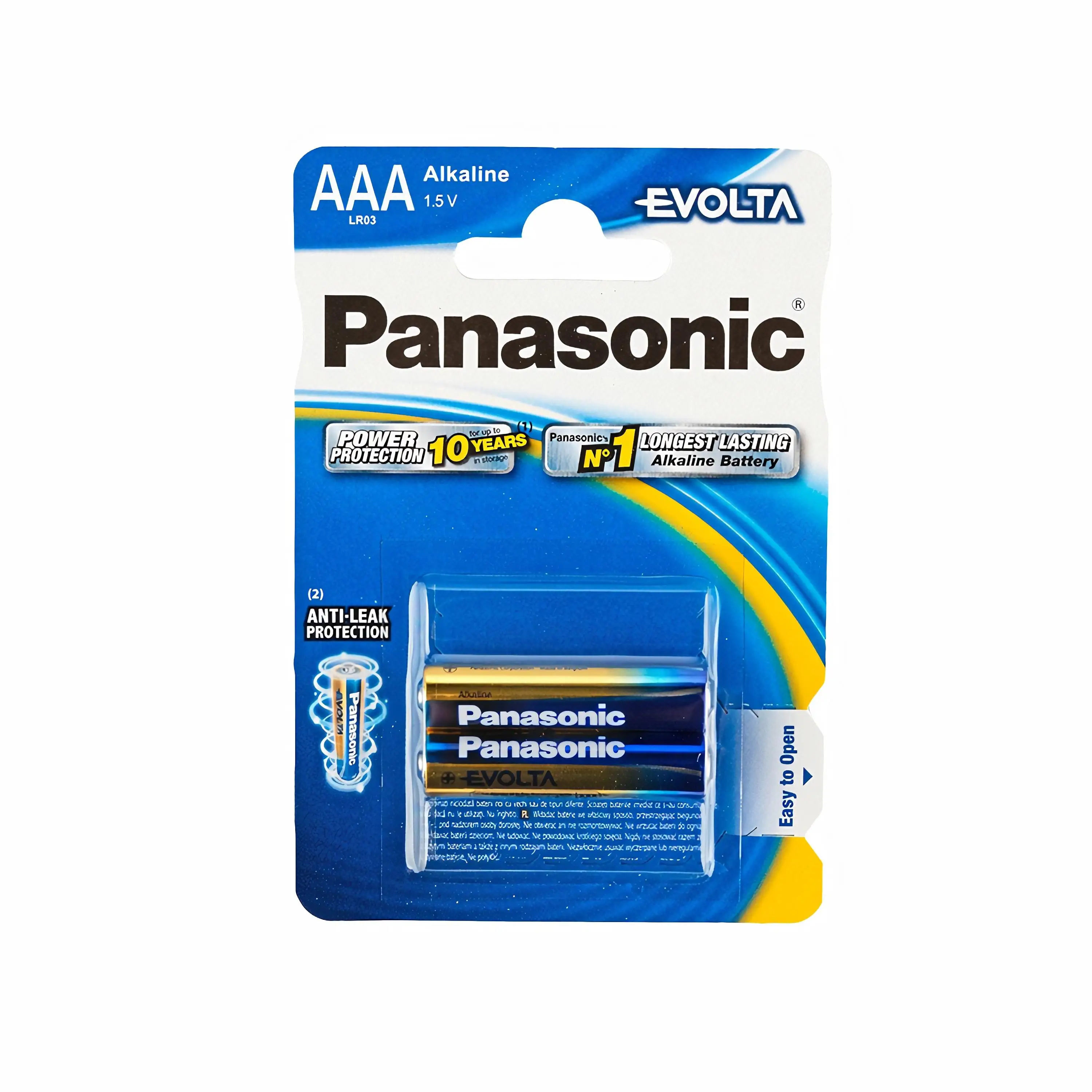 Батарейка Panasonic Evoltа Alkaline 1.5 В LR03 BL2 |