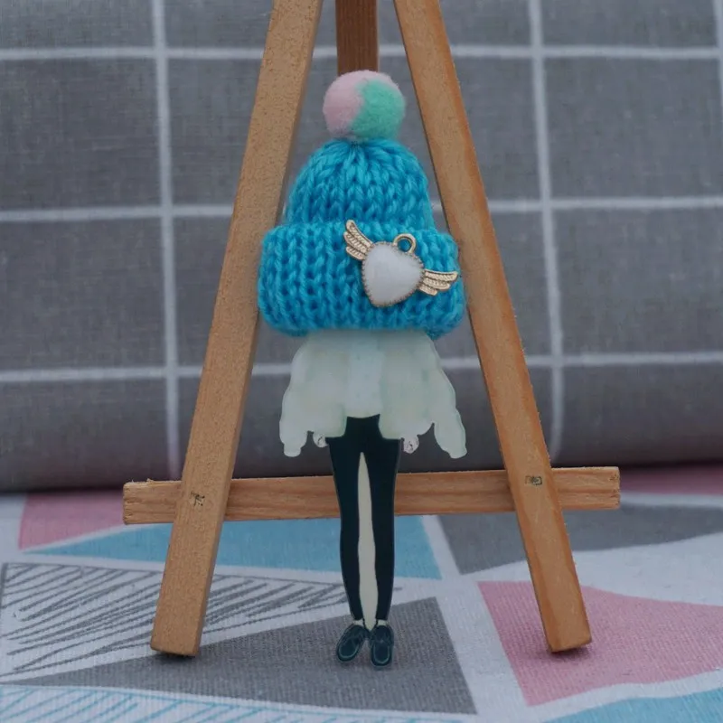 

Woman girl acrylic pins brooch Accessories Fashion cartoon Brooch Badge Pin Collar brooch Jewelry Gift