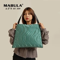 mabula water ripples design women hobo shoulder bag large capacity shopper handbags with widen strap