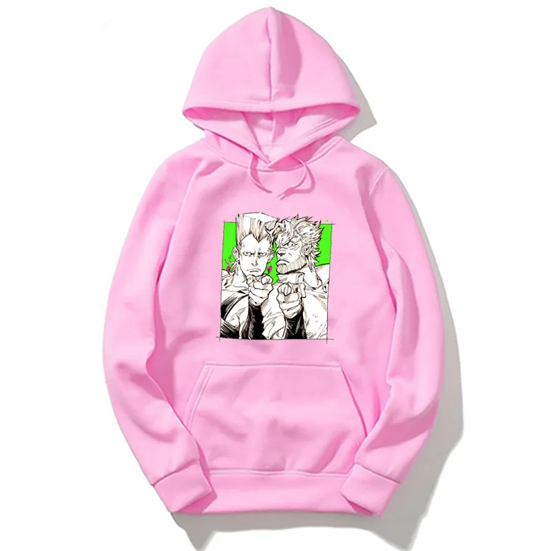JoJo's Bizarre Adventure Hoodie Women Japan Anime Print Long Sleeve Hooded Sweatshirt