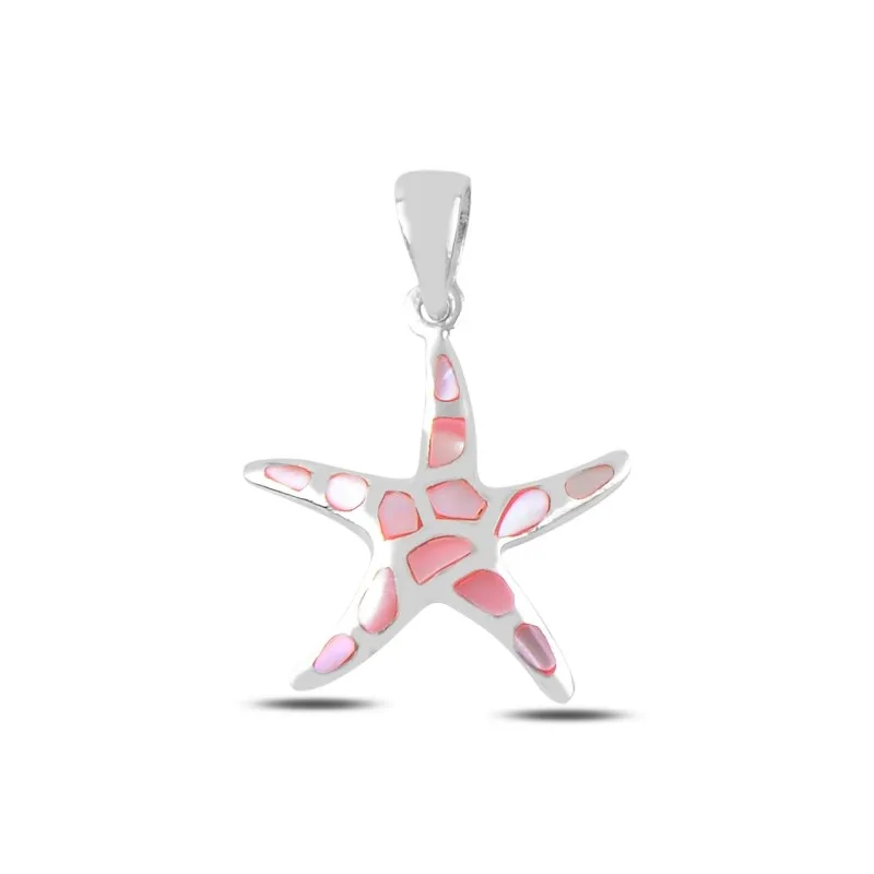 Teleplus Pearlescent Sea Star Pendant 925 Sterling Silver | Украшения и аксессуары