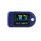 Пульсоксиметр медицинский со шнурком, цифровой OLED-дисплей, прибор для измерения пульса и уровня кислорода в крови с зажимом для пальца