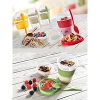 5 colour yogurt cup to goceral cup to goyogurt containercereal container diet granola cup to gomuesli cup to go kitchen home