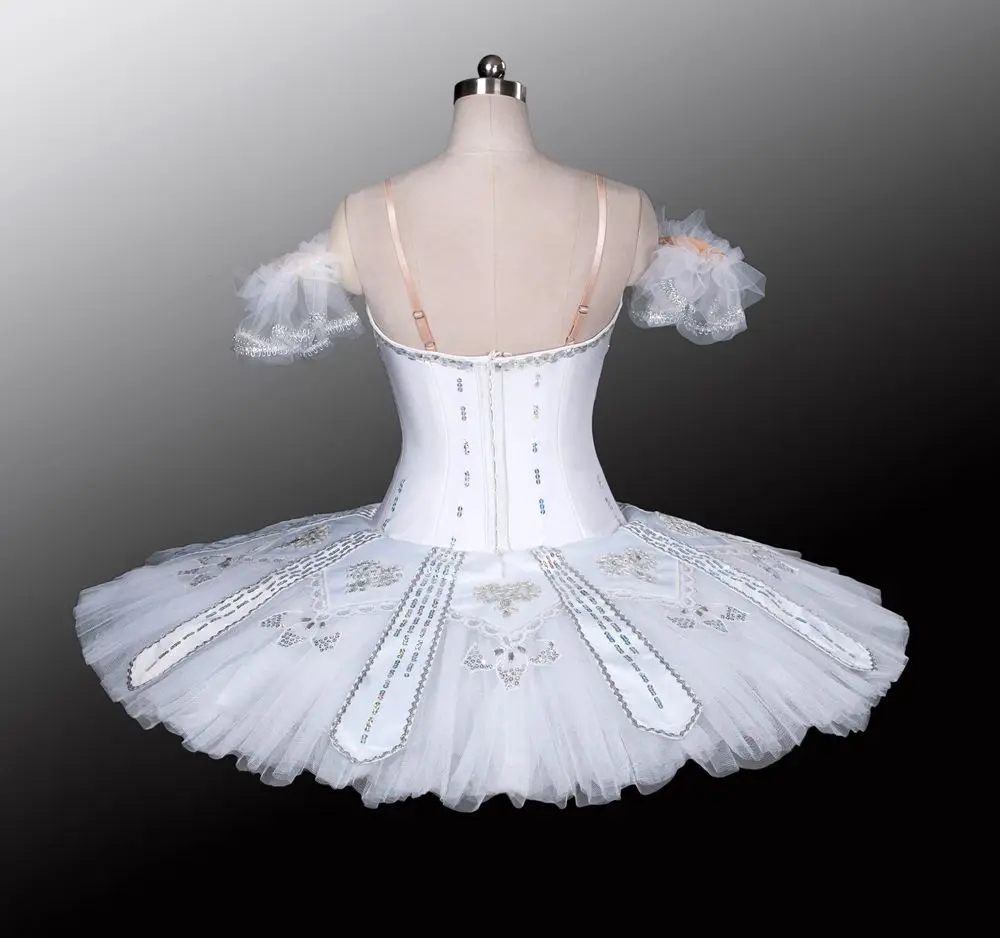 Professional Ballet Tutus Girls Pancake Swan Dress Classical Performance Ballerina Costume ballet dress snow white princess |