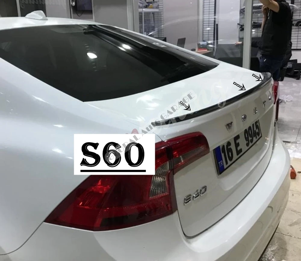 Спойлер Для Седана VOLVO S60 2000-2021 автомобильный аксессуар универсальные спойлеры