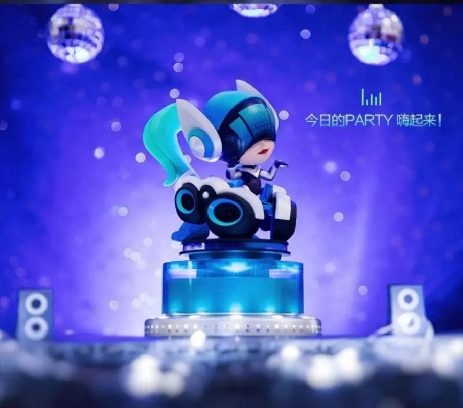 Оригинальные фигурки персонажей мультфильма Лига Легенд ди-Джея из Сона