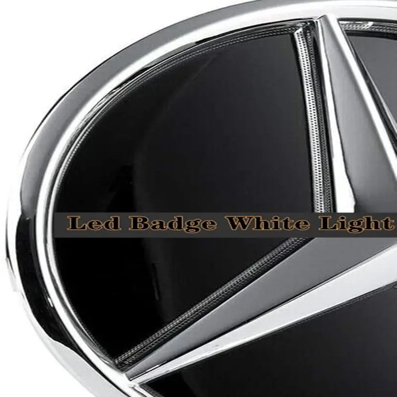 Эмблема светодиодный значок с белым светом логотип звезды автомобиля передняя