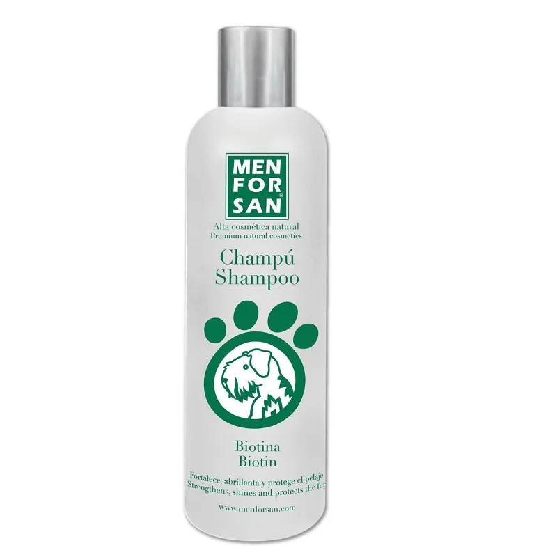 Шампунь MENFORSAN для собак с биотином гигиена Без окрашивания без духов