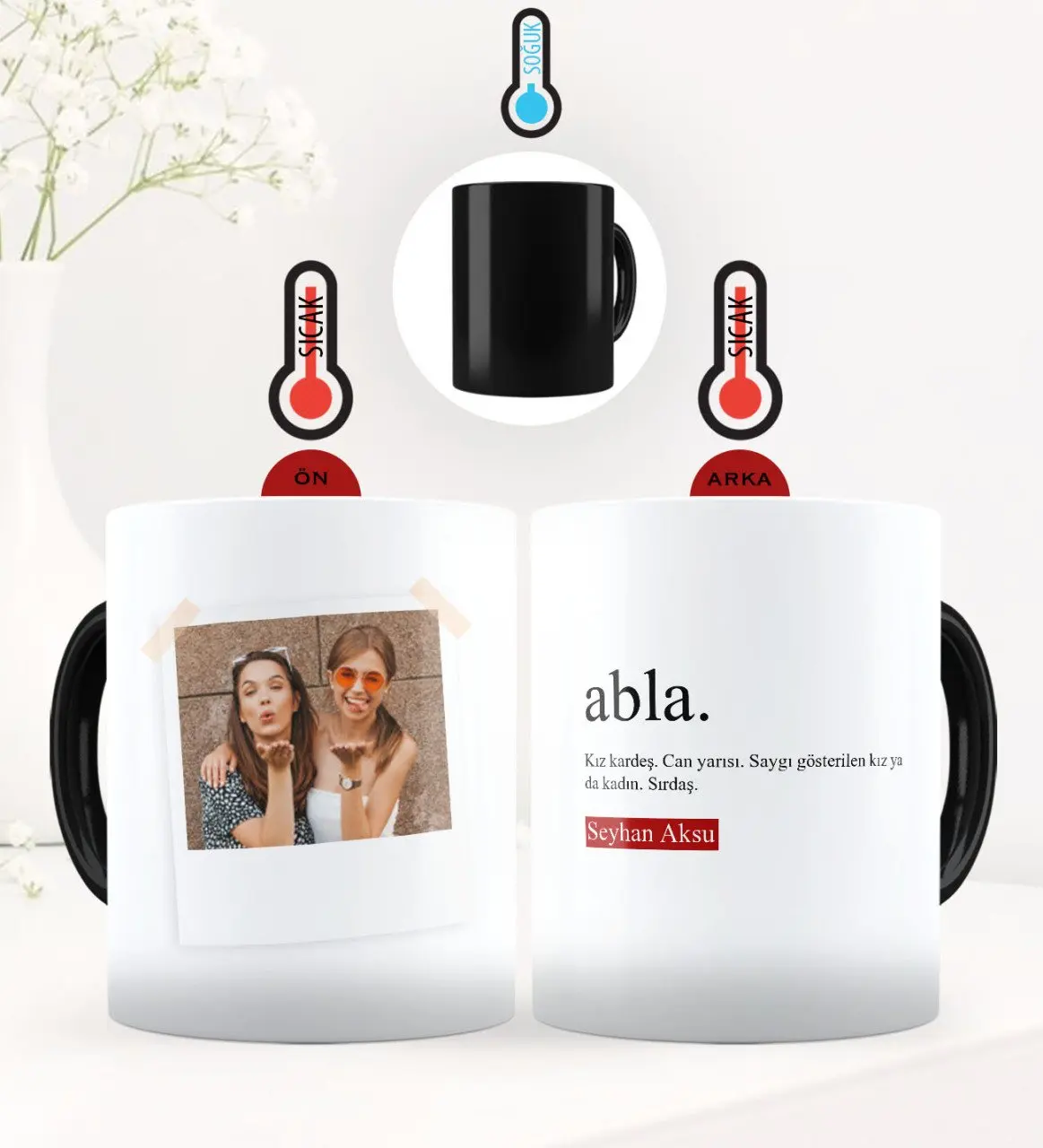 

Персонализированные фото большая сестра значение волшебная кружка чашка-2