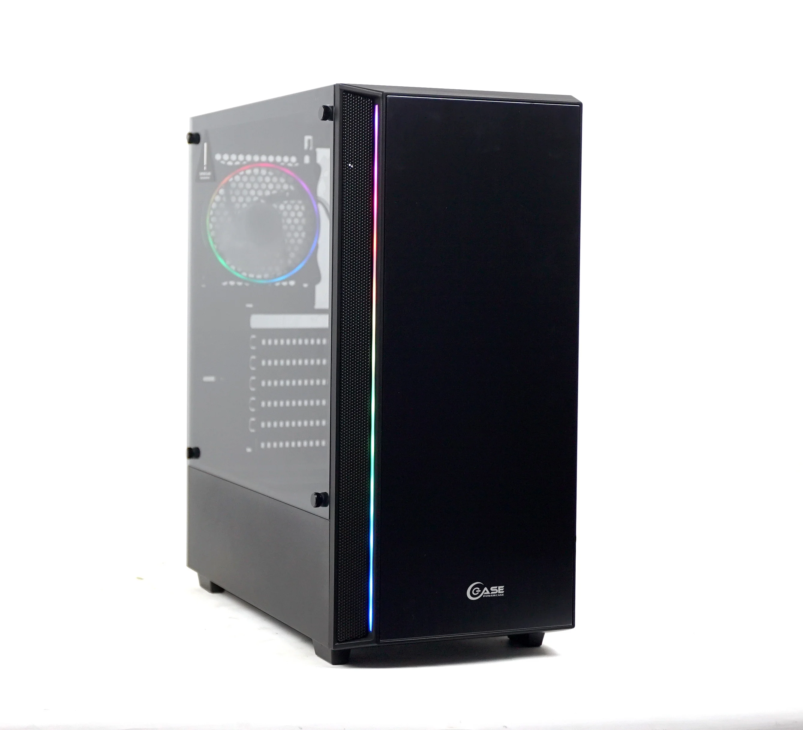 Game PC case for computer Gamer powercase Alisio D3 argb 2 х120mm + 1x120mm fan strip ATX (cadb-f2a1) game | Компьютеры и офис