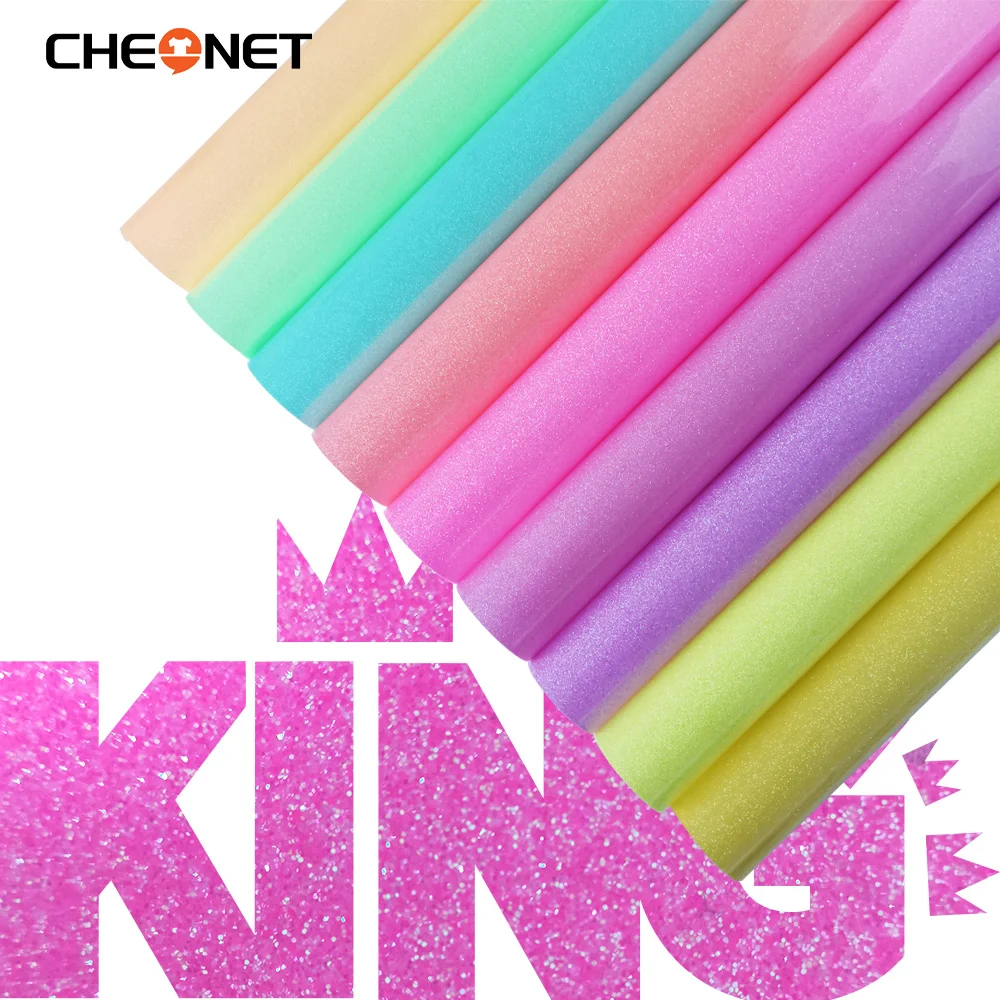 

Glitter Heat Transfer Vinyl Glow In The Dark Color Changing Luminous Vinyl Sheets Htv Cricut Film Craft For Tshirt DIY Shinning