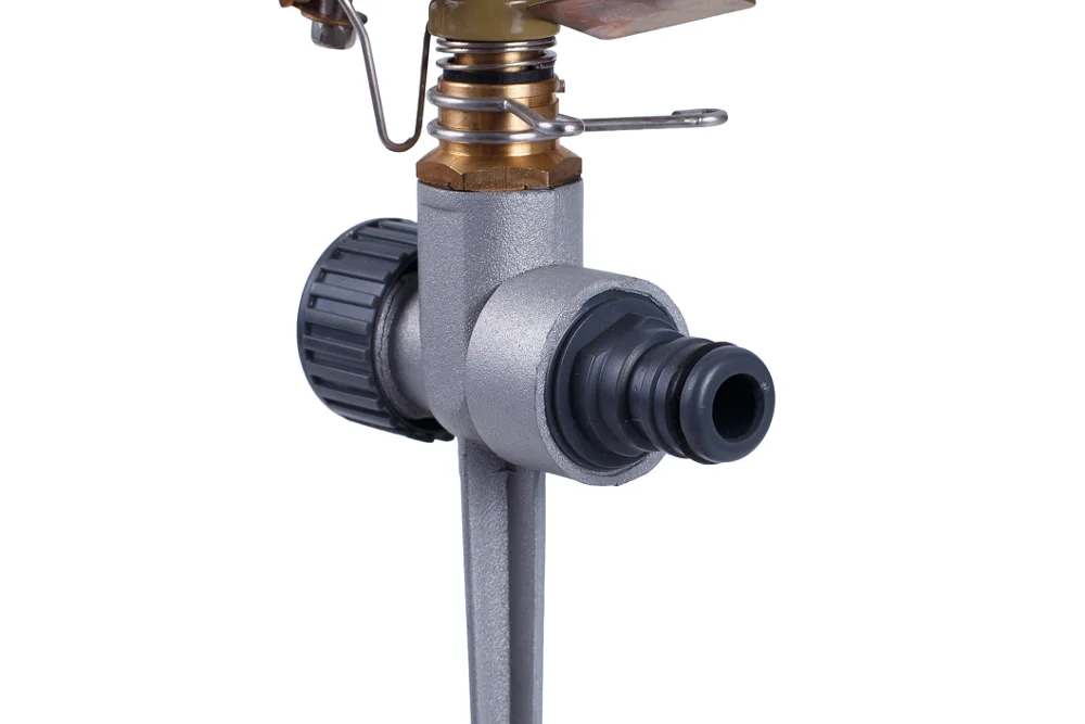 Дождеватель импульсный латунный на пике КРАТОН ISM-02S | Дом и сад