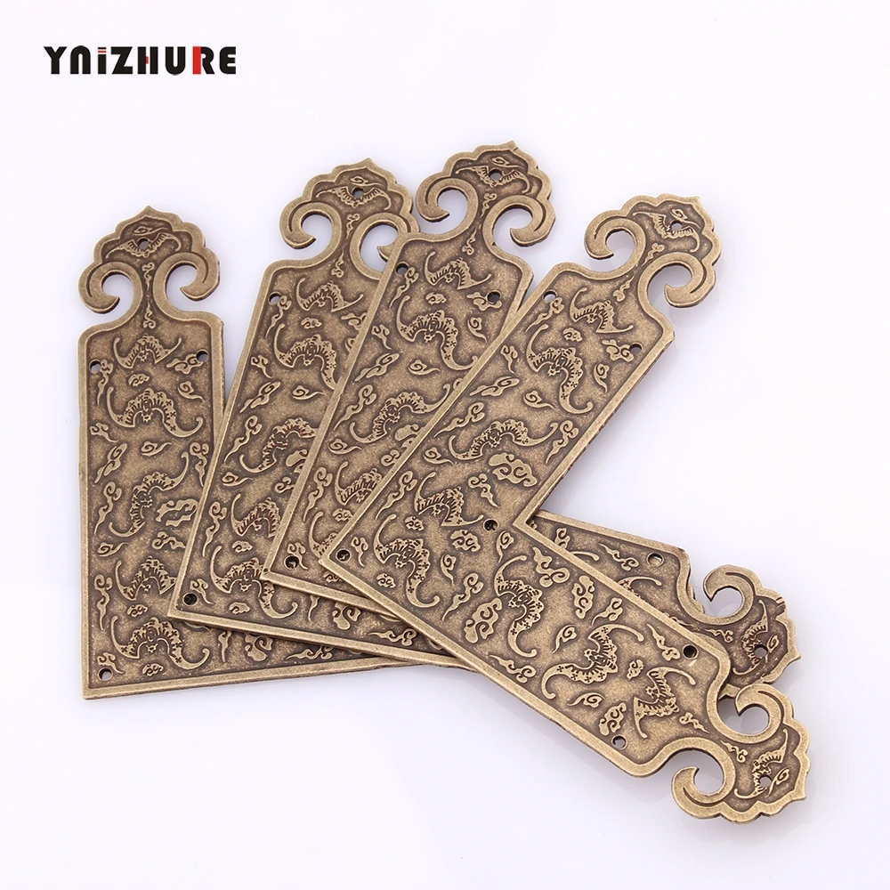 Филигранный L латунный кабошон летучая мышь старинный винтажный уголок плоские