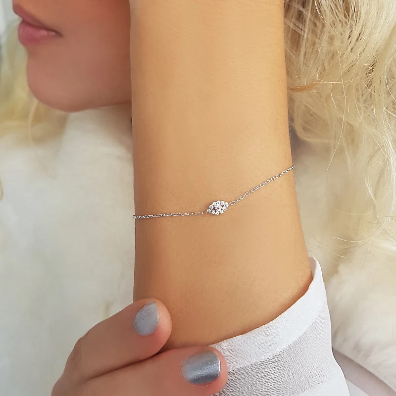 

Vaoov 925 пробы серебряный браслет
