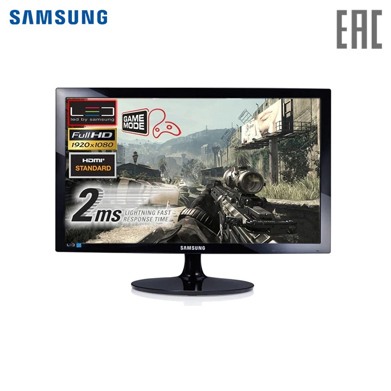 Монитор Samsung 24&quot S24D300H TN FHD 16:9 170/160 250 кд/м2 1000:1 2мс Черный|computer display|monitor samsungsamsung 24 |