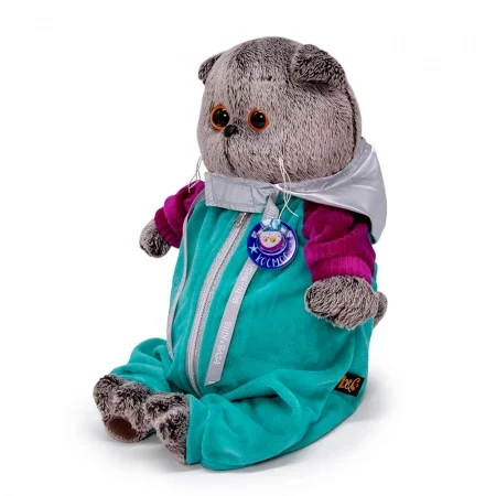 Мягкая игрушка Budi Basa Кот Басик в комбинезоне &quotКосмос&quot 19 см Ks19-182 | Игрушки и