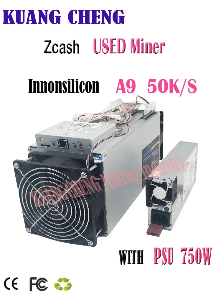 Zcash Innosilicon A9 50k sol/s ZEC Майнер Asic с PSU Zen машина лучше чем Antminer S9 14T 14 5 T Z15 Z11 - купить по
