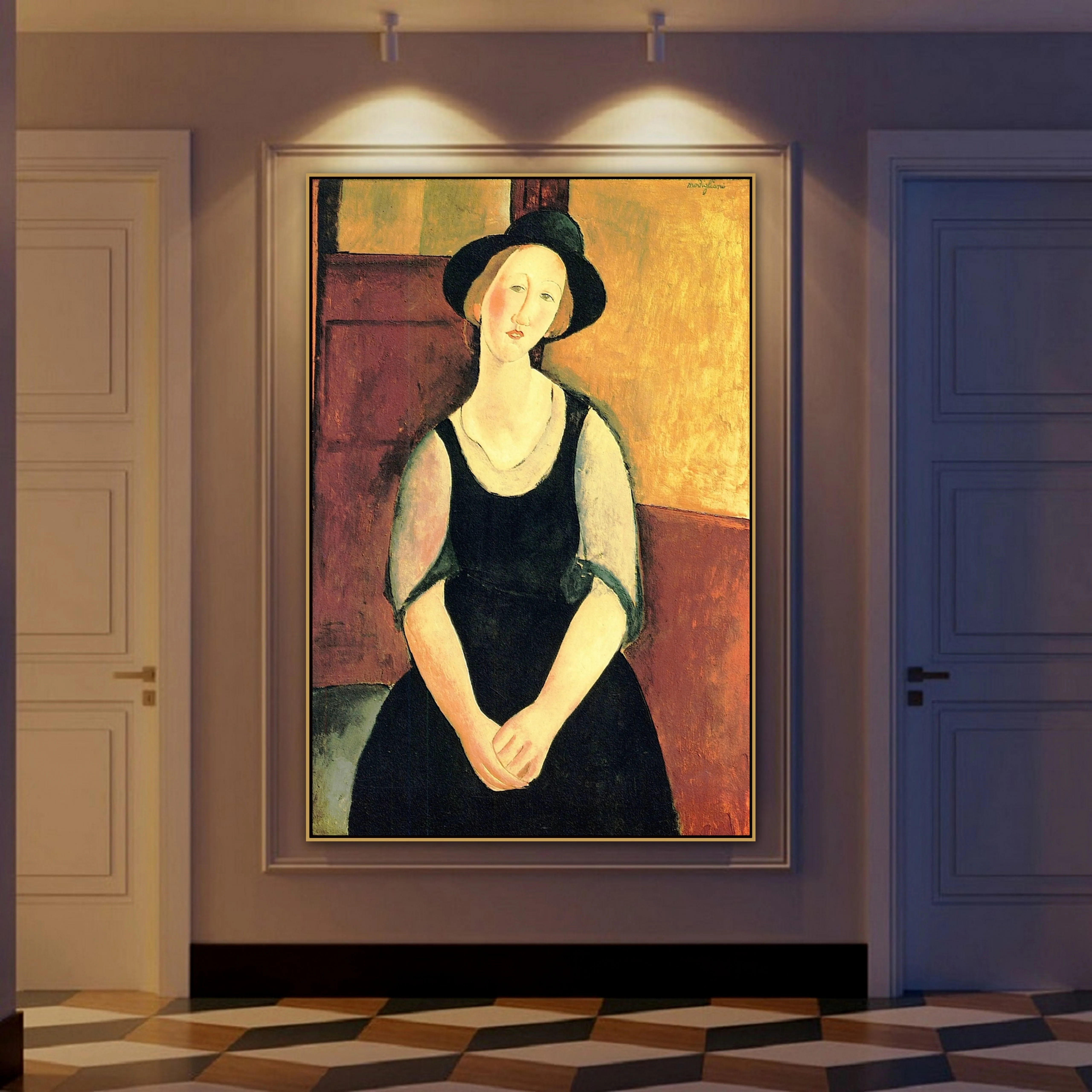 Amedeo Modigliani старый известный мастер художник Thora Klinckowstroem холст фотообои для