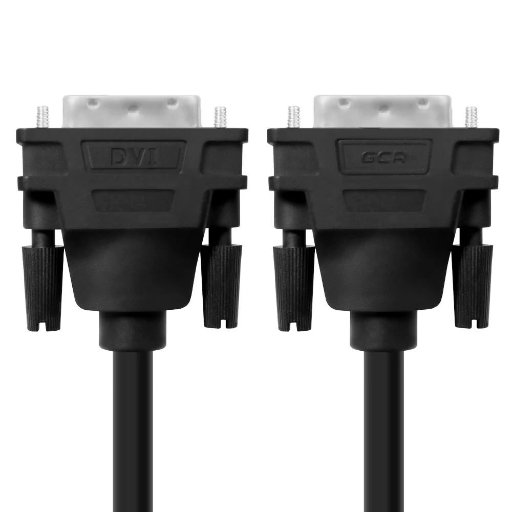GCR Кабель DVI D to для монитора проектора ПК ноутбук Full HD провод dvi ЖК дисплея DVD Xbox cable