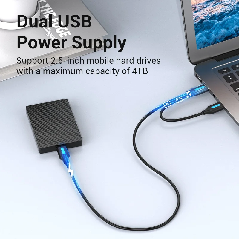 Кабель Vention USB 3.0 AM/micro B 2.0 AM для быстрой зарядки и передачи данных Samsung Note 3 S5 Xiaomi - 0.5м