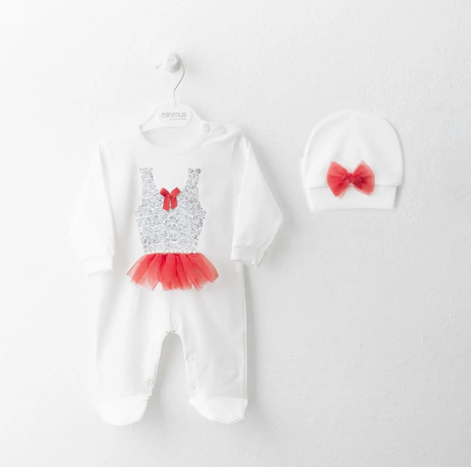 

Dress print romper and hat for girls (NEW)