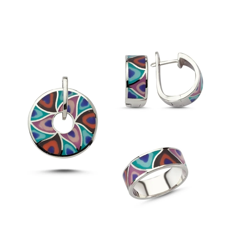 

Silver 925 Sterling Color Set