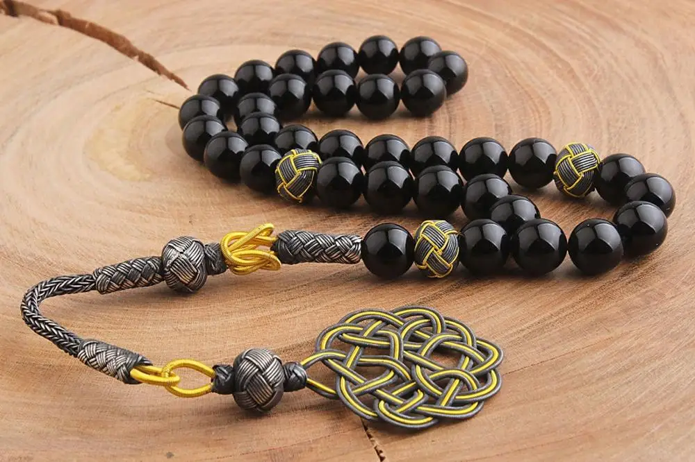 Islam Tespih Muslim Rosary Beads 33 Prayer Rosary   for Men Bracelet For Men Accessories real  stone Handmade Made in turkey
