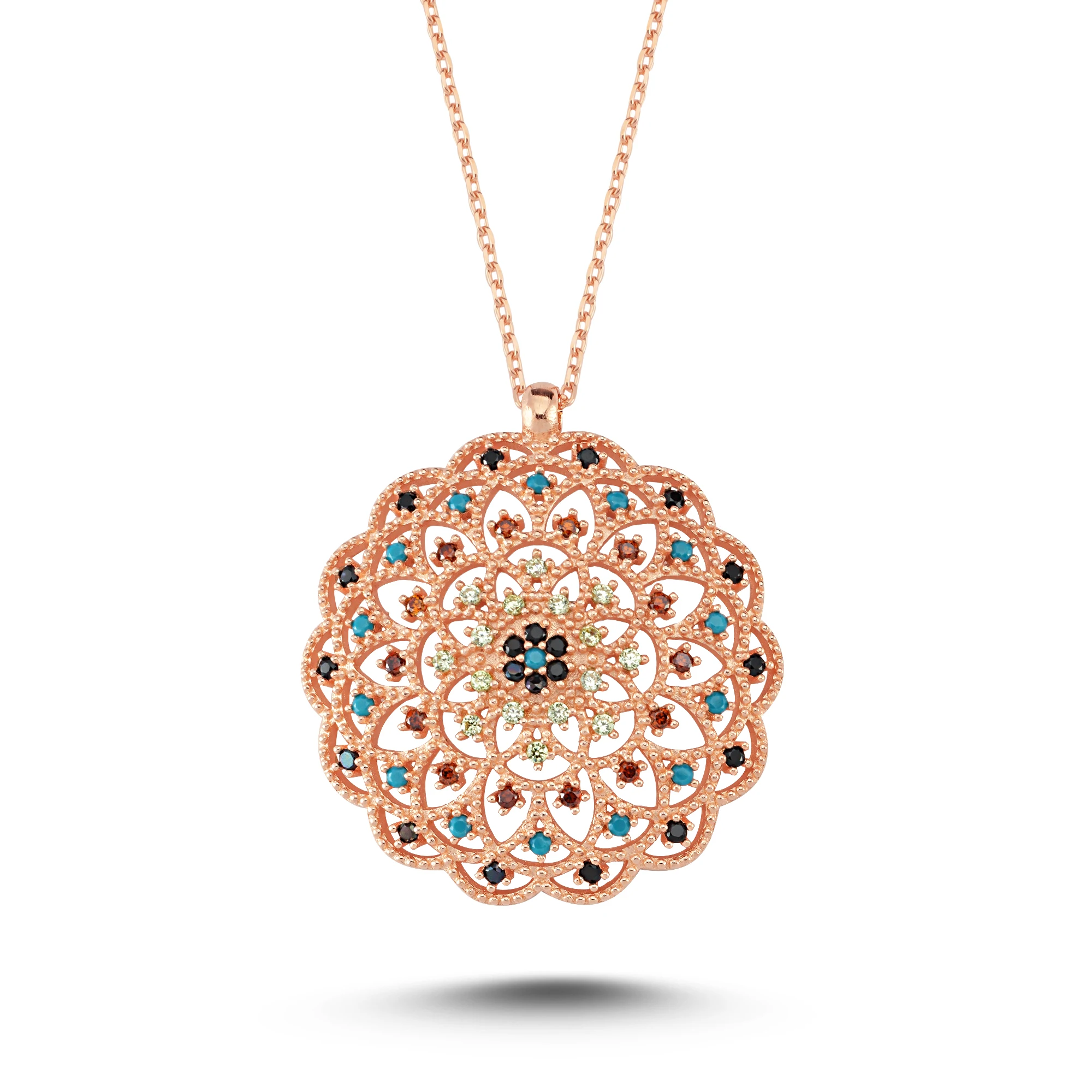 

New 925 Sterling Silver Necklace Necklaces for Women Jewelery Gift Zirkon Stone