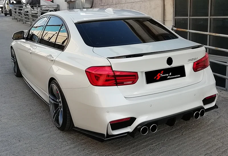 M4 Style Spoiler For BMW F30 3 Series quality A+ car accessories lip car tuning diffuser body spoiler side skirt enlarge