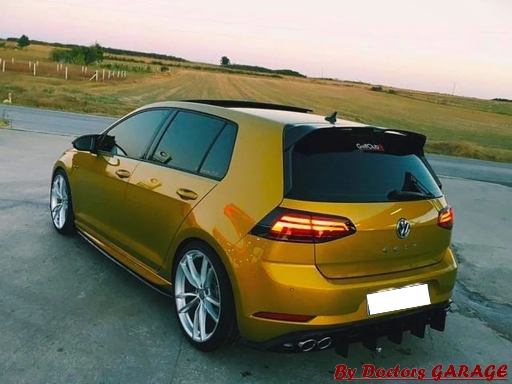 Боковая юбка для Volkswagen Golf 7 2012 2013 2014 2015 2016 2017 2018 2019 2020 комплект боковых кузовов на