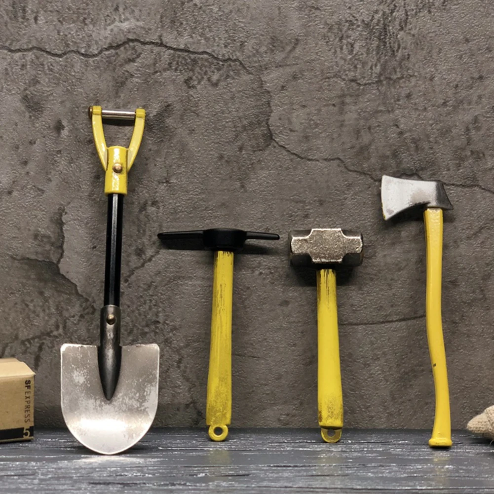 Машинка на радиоуправлении масштаб 1:10 аксессуары металлический молоток лопатка