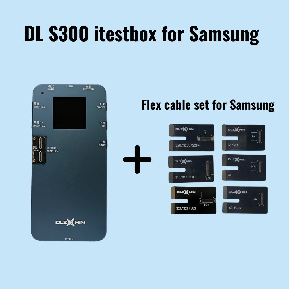 

sTestBox (DL S300) 16in1 Tester Machine For Samsung (Tester Flex Cables Included) (Blue Colour)