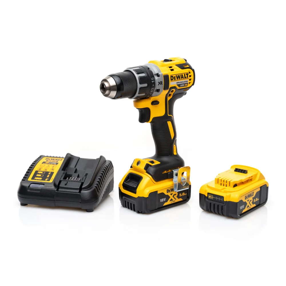 Аккумуляторная безударная бесщеточная дрель шуруповерт DEWALT XRP DCD791P2
