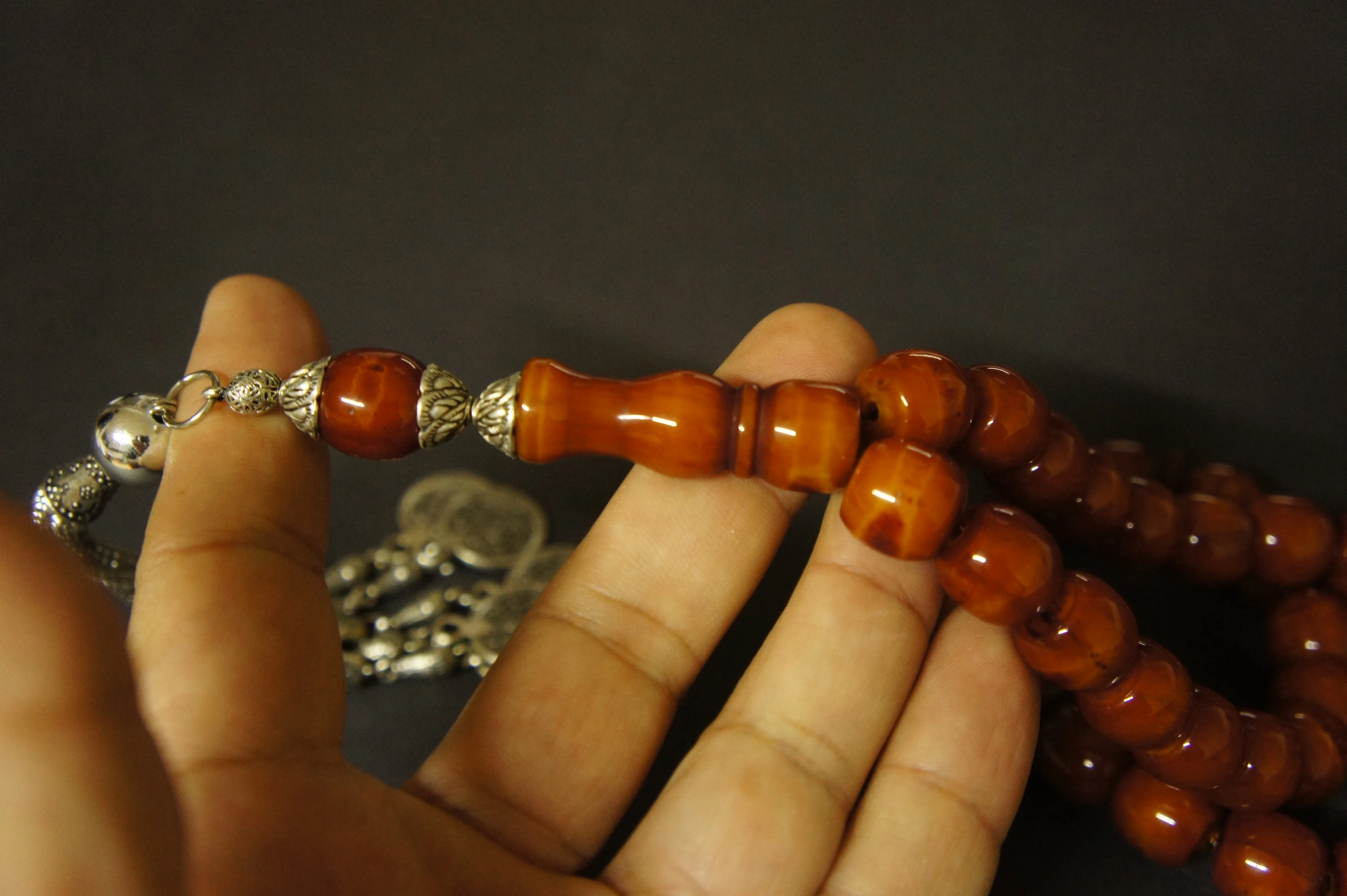 Very Special Handmade RosaryOttoman Rare Antique Faturan German Amber Sandalous Misbaha Prayerbeads Rosary Tasbih Tesbih İslam