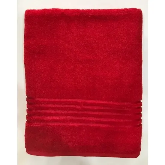 

WONDERFULSOFTCollection AMAZİNG Cotton Belda Bath Towel 100X150 Red