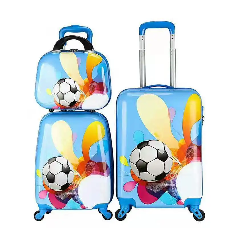 14&quot16&quot18&quot19&quot20 Inch Travel Luggage With Wheels Kids Trolley Suitcase 2 Pcs Sets Cosmetic Bag Boarding Case For Boys And Girls |