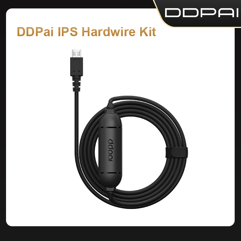 Оригинальное автомобильное зарядное устройство DDPAI 12/24 В с USB набор из проволоки