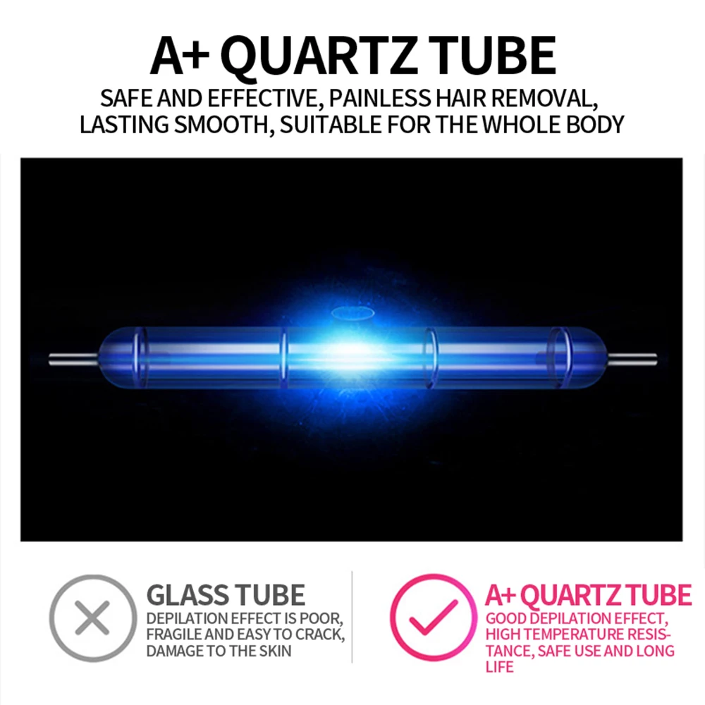 

990000 Flash IPL Laser Hair Removal Instrument Body Armpit Bikini Electric Epilator Permanent Photoepilator Hair Removal Machine