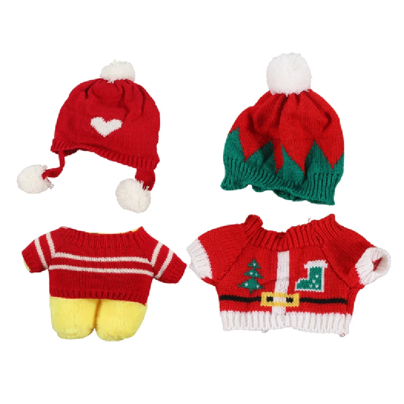 

Лидер продаж, одежда для утка, 30 см, красочные хлопковые топы с рисунком животных, аксессуары для игрушек в полоску, подарок на день рождения