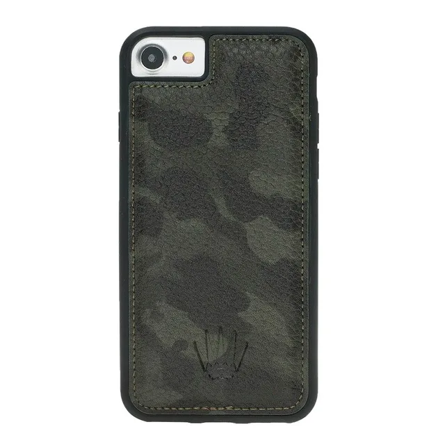 

IPHONE 6-7-8 CAMOUFLAGE GREEN LEATHER SHEATH 317050582