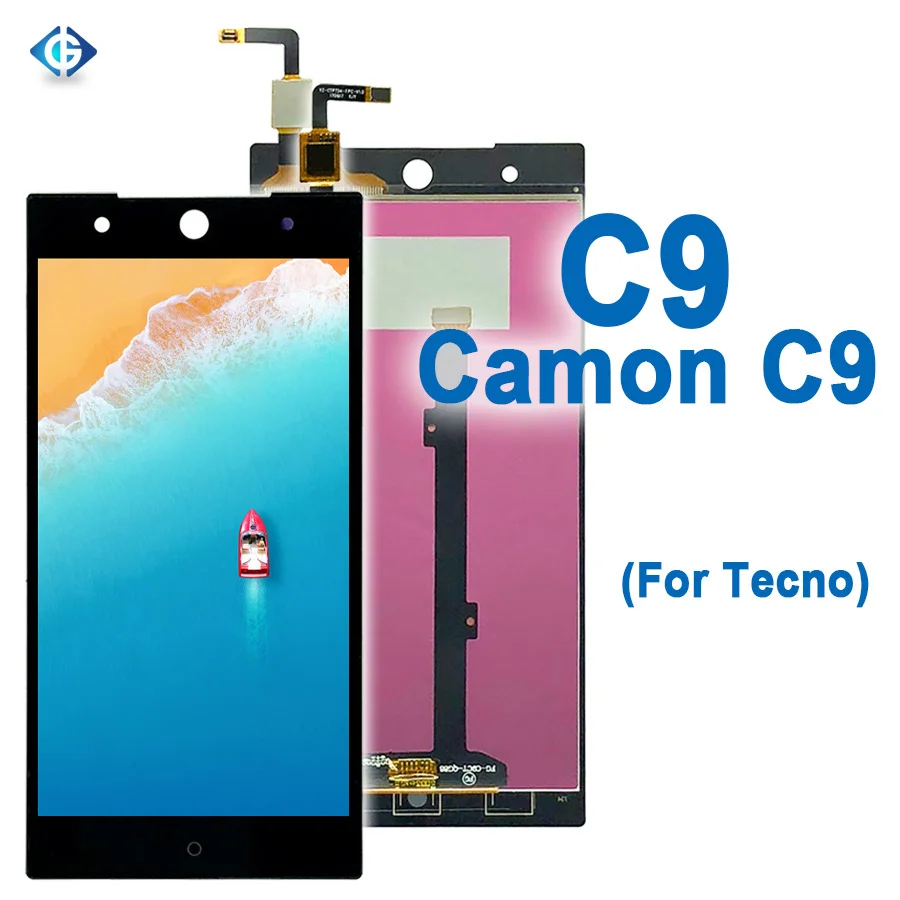 10pcs for Tecno C9 Screen Repair Parts Lcd Camon LCD Display Touch Digitizer Assembly Shipping by DHL | Мобильные телефоны и