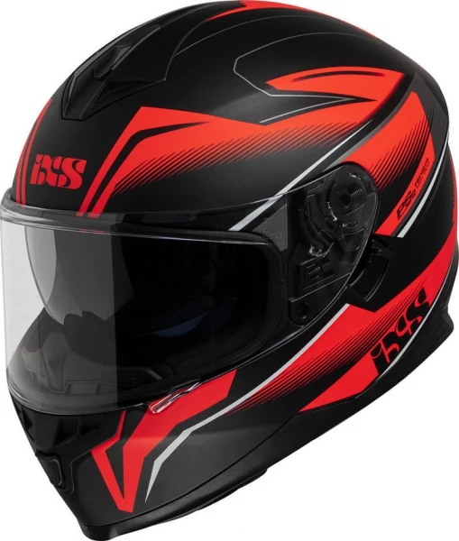 Шлем интеграл IXS HX 1100 2.3 Черно-Красный XS |