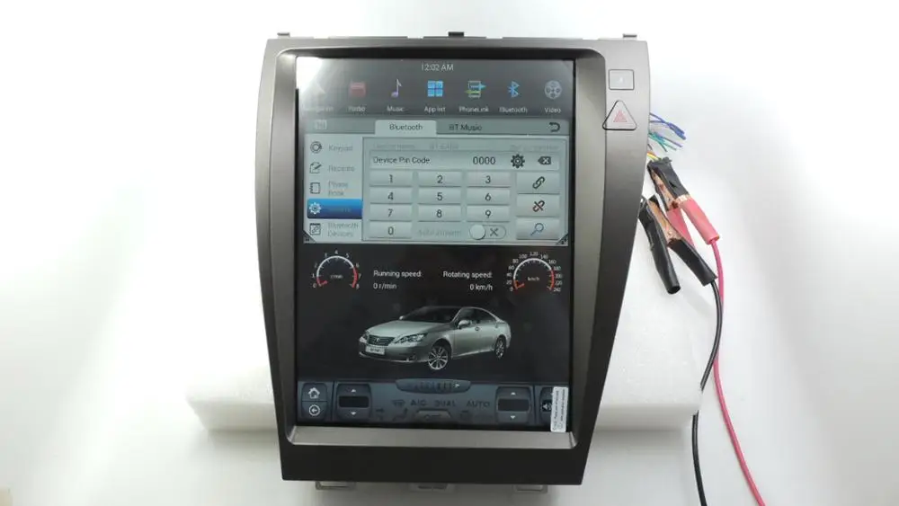 "YOKOTRON" 10," Telsa стиль сенсорный Android 6,0 Автомагнитола RDS для Lexus ES300 ES350 2010-2013+ gps LHD ТОЛЬКО