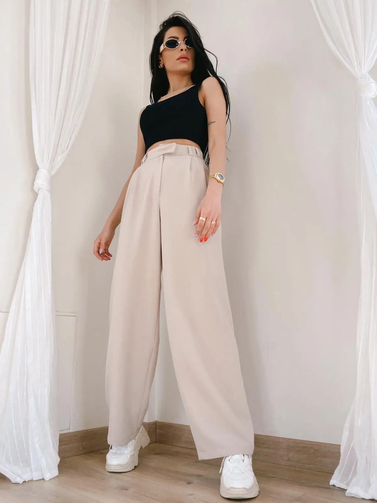 

Women's Quality Style Trend Fashion High Waist Palazzo Pants