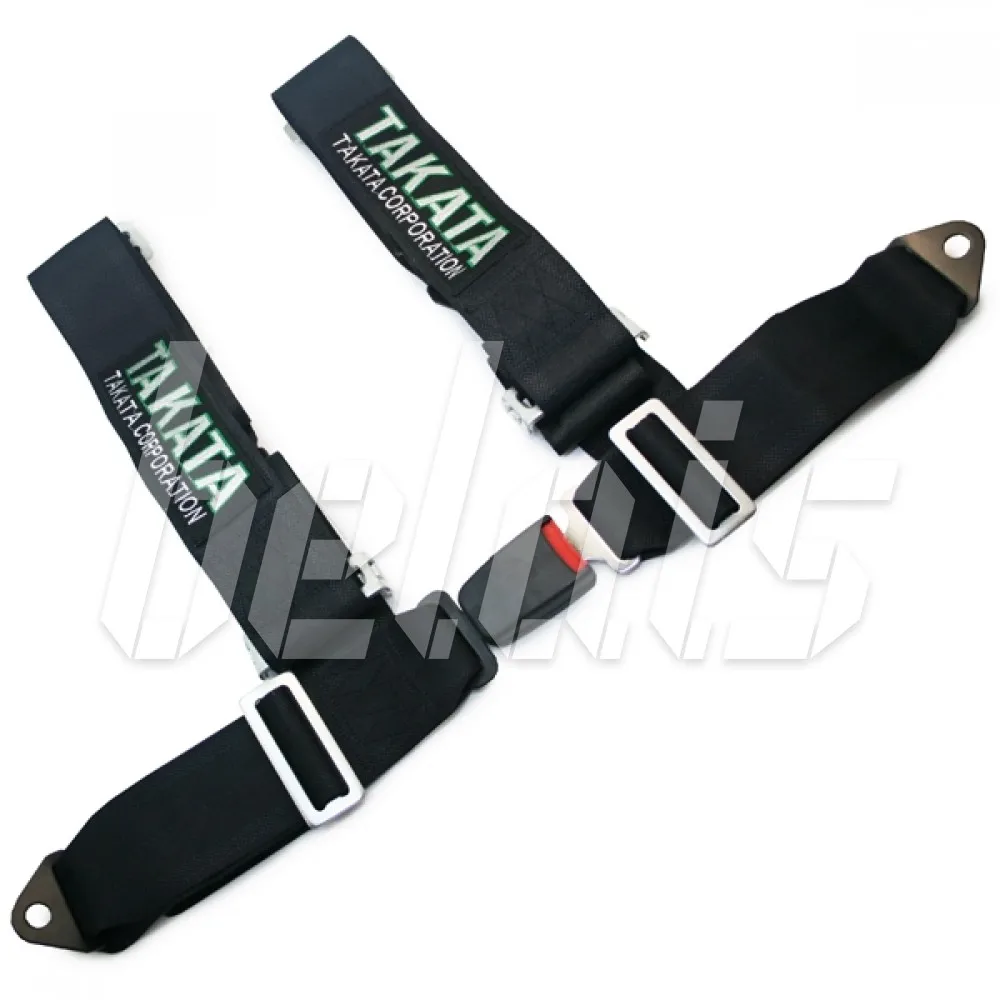 Ремень безопасности TAKATA (4-х точечный) стандартный крепеж (черный) #18144 | Автомобили