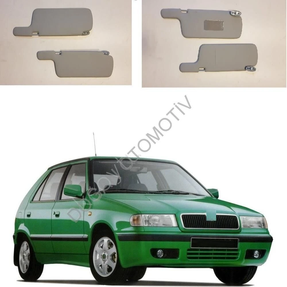 

For Skoda Felicia Interior Sun Visor 1995-2001 Left Right 2 PCs Suit Car Sun Siperlik Protection Car Accessories Replacement Parts