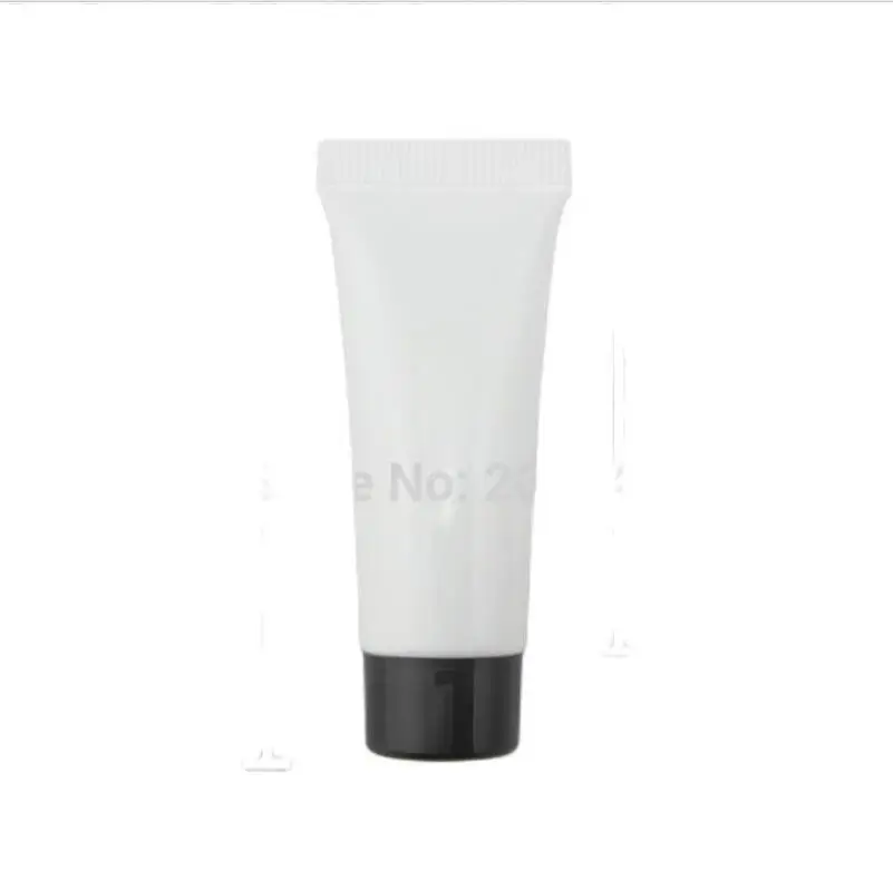 

10ml soft or mildy wash or butter or handcream tube with black lid can used for eye cream container