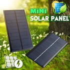 6 в 1 Вт солнечная панель Портативный Мини DIY модуль панели системы для батареи сотового телефона зарядные устройства портативный солнечный элемент солнечной энергии панели